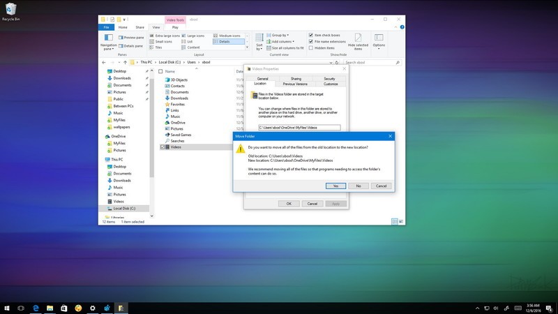 sync folders in windows 10